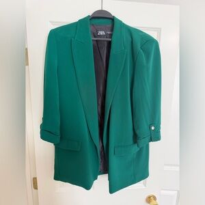 Zara Women's Green Blazer